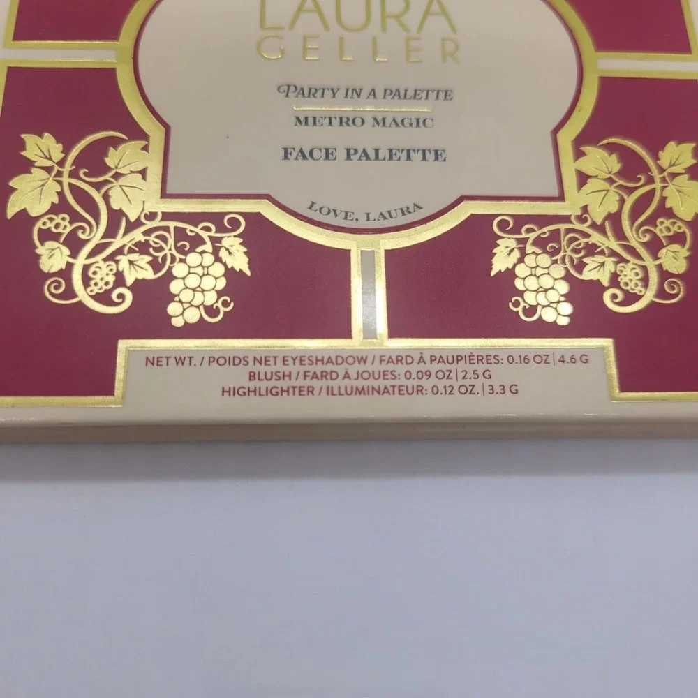 Laura Geller Party In A Palette Metro Magic Face Palette Eyeshadow Blush Glow